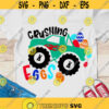 Crushing Eggs SVG Boy Easter SVG Easter Monster Truck Digital cut files