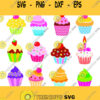 Cupcake SVGCupcake Svg Cutting Filescupcake vectorCupcake svg cutting filesSweet Cupcake SVGCupcake svg for cricutDessert Cup cake svg