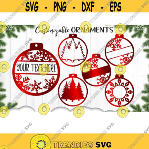 Customizable Christmas Ornament Svg Christmas Svg Files For Cricut Ornament Svg Paw Print Svg Family Pet Ornament Svg Pet Svg .jpg