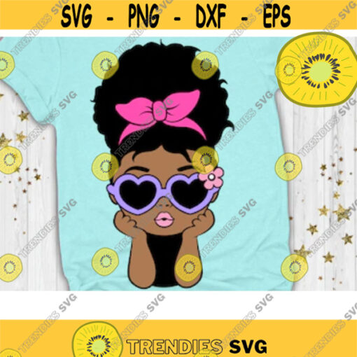 Cute Afro Girl Svg Peekaboo Girl Svg Summer Afro Puff Summer Girl Svg Layered Cut file Svg Dxf Eps Png Design 220 .jpg