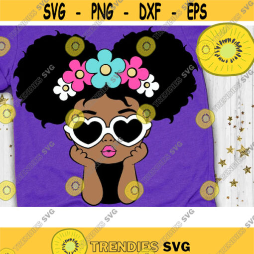 Cute Afro Girl Svg Peekaboo Girl Svg Summer Afro Puff Summer Girl Svg Layered Cut file Svg Dxf Eps Png Design 376 .jpg