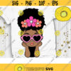 Cute Afro Girl Svg Peekaboo Girl Svg Summer Afro Puff Summer Girl Svg Layered Cut file Svg Dxf Eps Png Design 526 .jpg