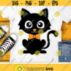 Cute Black Cat Svg Halloween Svg Boy Cat Svg Dxf Eps Png Fall Svg Spooky Clip Art Boys Monogram Svg Kids Cut Files Silhouette Cricut Design 2057 .jpg