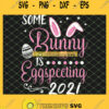 Cute Bunny Face Easter Eggs Somebunny Is Eggspecting 2021 SVG PNG DXF EPS 1