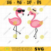 Cute Flamingo SVG DXF Summer Flamingo Flamingo With Sunglasses Flamingo Couple svg dxf Cut File for Cricut File Commercial Use copy