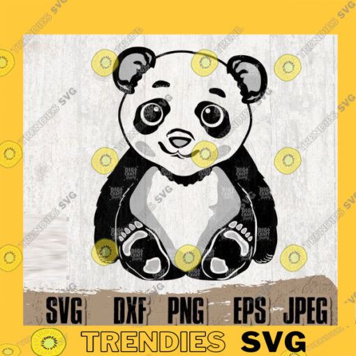 Cute Panda svg 2 Panda Digital Download Panda Cipart Panda Cutfile Panda Cutting File Cute Panda png Panda Shirt svg Cute Animal svg copy