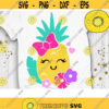 Cute Pineapple Svg Pineapple Girl Bow Svg Kawaii Pineapple Svg Pineapple Sunglasses Svg Summer Clip Art svg dxf png eps Cut files Design 979 .jpg