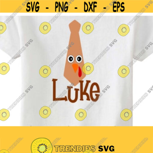 Cute Turkey Tie in SVG Studio 3 DXF EPS ps and pdf Cutting Files