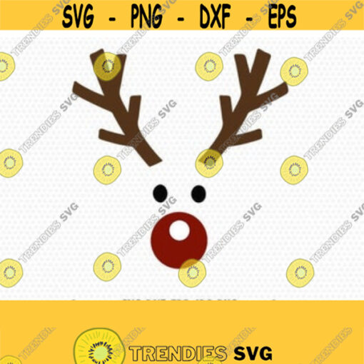 Cute reindeer Reindeer svg Christmas svg deer svg Christmas SVG Cutting File Svg CriCut Files svg jpg png dxf Silhouette Design 147