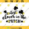 Cutest Clover in the Patch Decal Files cut files for cricut svg png dxf Design 296