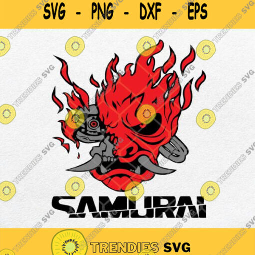 Cyberpunk 2077 Svg Samurai Logo Svg Png Dxf Eps