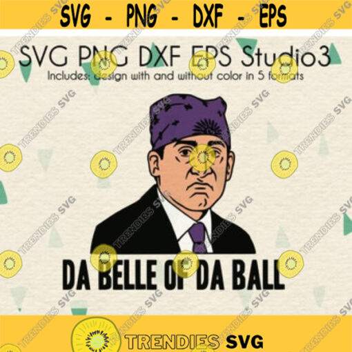 Da Belle of Da Ball Files Office Valentines Design Prison Mike SVG Digital Download svg dxf png eps studio3Design 29.jpg