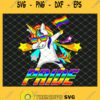 Dabbing Unicorn Lgbt Gay Pride SVG PNG DXF EPS 1