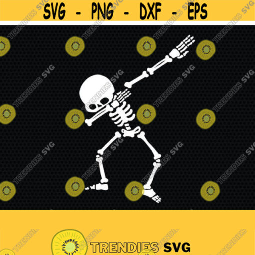 Dabbing skeleton SVG halloween skeleton svg halloween svg Halloween Svg CriCut Files svg jpg png dxf Silhouette cameo Design 268
