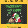 Dachshund Make Me Happy You Not So Much Christmas SVG PNG DXF EPS 1
