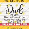 Dad Definition SVG Cut File Cricut Commercial use Instant Download Dad Life SVG Dad Shirt Print Design 922