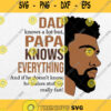 Dad Knows A Lot But Papa Knows Everything Svg Png Dxf Eps