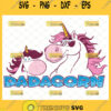 Dadacorn Dad Unicorn svg fathers day diy unicorn birthday gift ideas for adults 1