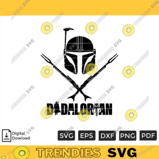 Dadalorian SVG PNG Fathers Day SVG Custom File Printable File for Cricut Silhouette