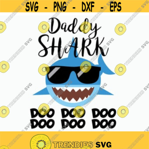 Daddy Shark svg Boy Shark Svg Baby Shark Birthday Boy svg baby shark birthday svg cricut Dad Shark iron on Cut files svg dxf pdf png
