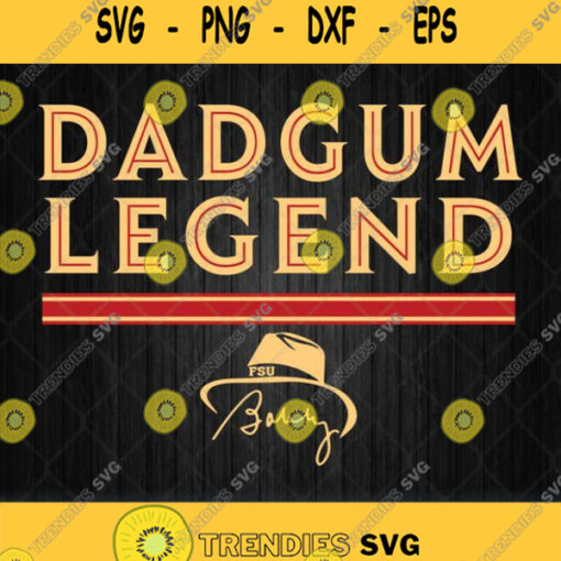 Dadgum Legend Bobby Bowden Fsu Signature Svg Png