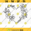 Daffodil svg March birth flower svg Daffodil silhouette Birth month flower svg Design 1 .jpg