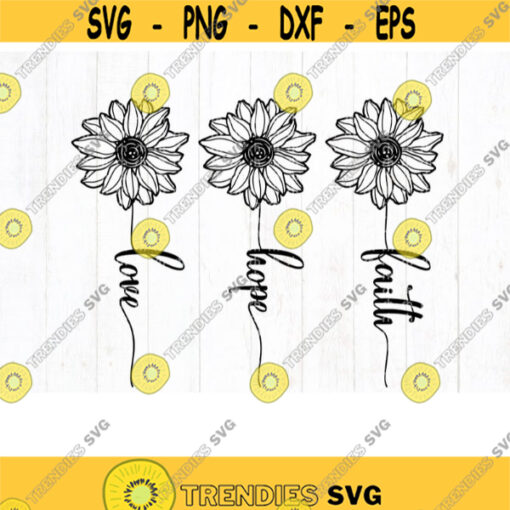 Daisy faith svg Daisy hope svg Daisy love svg Design 221 .jpg