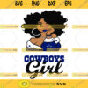 Dallas Cowboys Girl NFL Svg Girl Nfl Sport Sport Svg Girl Cut File Silhouette Svg Cutting Files Download Instant BaseBall Svg Football Svg HockeyTeam