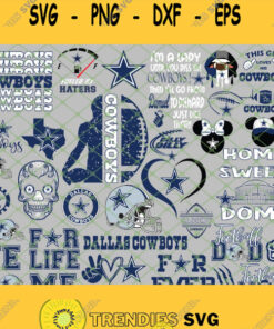 Dallas Cowboys NFL SVG Bundle 1