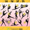 Dance SVG Bundle dancer svg dancing svg dance clipart svg files for silhouette svg files for cricut Design 25