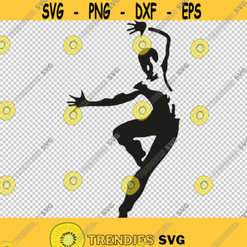 Dancing Acrobat Male Dancer Ballet SVG PNG EPS File For Cricut Silhouette Cut Files Vector Digital File