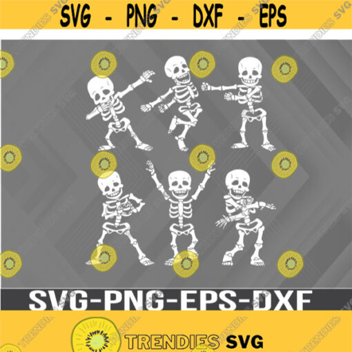 Dancing Skeletons Dance Challenge SVG Halloween Design Halloween Svg Halloween Skeleton Svg Svg png eps dxf digital download file Design 377