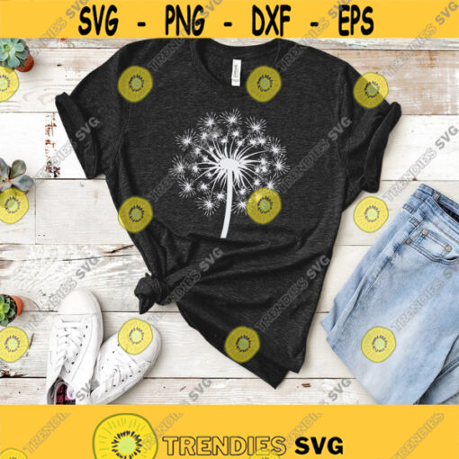 Dandelion Flower Svg Dandelion Svg Cut file Flower Svg for Cricut Dandelion Clipart Dandelion Shirt Svg Png Dxf Files Digital Download Design 40