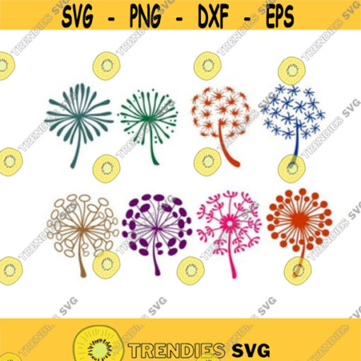 Dandelion Weed Cuttable Design SVG PNG DXF eps Designs Cameo File Silhouette Design 162