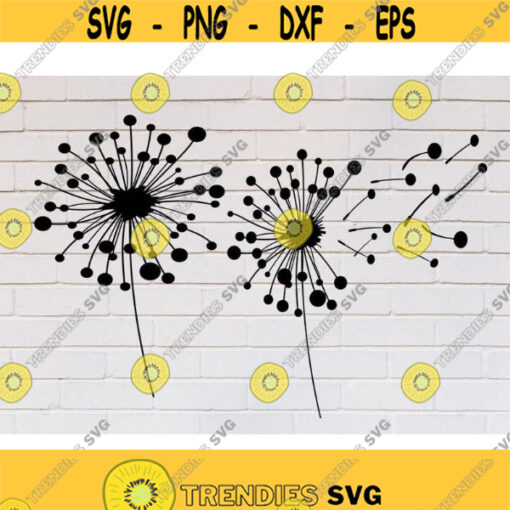 Dandelion svg dandelion wish svg Make a wish svg Floral svg Summer svg Valentine39s day svg iron on clip art SVG DXF eps png pdf Design 185