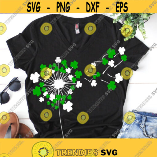 Dandelion svg shamrock svg St patricks day svg clover svg lucky svg irish svg ireland svg iron on clipart SVG DXF eps png Design 247