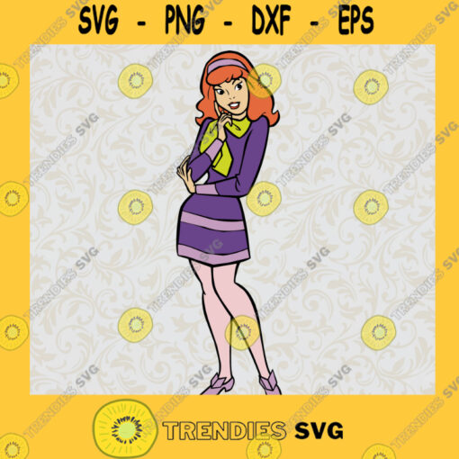 Daphine Blake Standing Scooby Doo Disney SVG Digital Files Cut Files For Cricut Instant Download Vector Download Print Files