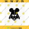 Darth Vader Mouse Ears Cuttable Designs in SVG DXF PNG Ai Pdf Eps Design 82