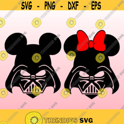 Darth Vader with Mickey Ears SVG bundle Star Wars svg mickey ears darth vader svg Disney SVG Files disneyworld svg star wars land svg Design 26