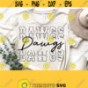 Dawgs SvgDawgs Team Spirit Svg Cut FileHigh School Team Mascot Logo Svg Files for Cricut Cut Silhouette FileVector Download Design 1341