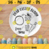 Dear Easter Bunny SVG Easter Bunny Plate SVG Bunny Carrots Digital cut files