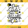 Dear Santa Just Leave your Credit Card Under The Tree Svg Christmas Svg Santa Svg silhouette cricut cut files svg dxf eps png. .jpg