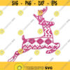 Deer Aztec Print Design Monogram Machine Embroidery INSTANT DOWNLOAD pes dst Design 1065