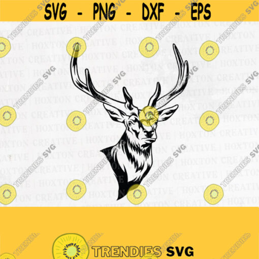 Deer Head Svg Deer Clipart Deer Hunting Svg Deer Png Deer Animal Svg Hunting Svg Deer Shirt Deer Sticker CutfileDesign 731