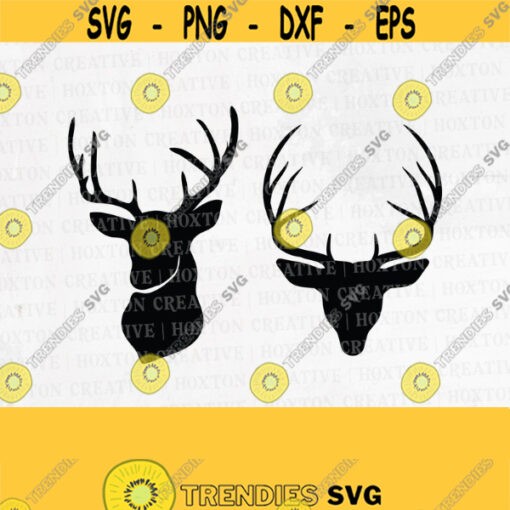 Deer Head Svg File Deer Svg Deer Clipart Deer Head Clipart Hunting Deer Svg Files Cut File FilesDesign 546