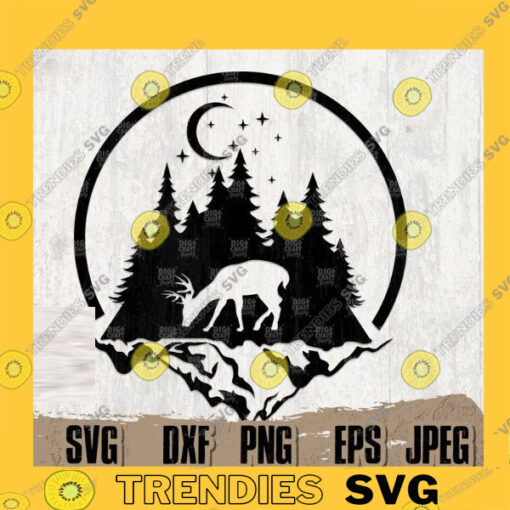 Deer Scene svg Outdoor svg Deer svg Deer Hunting svg Outdoor Shirt svg Camp Life svg Boho svg Teepee svg Adventure svg Anter svg copy