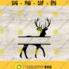 Deer Sign svg Deer Hunter svg Deer Split Monogram Deer Head Silhouette Deer Decal Buck Decal Christmas Gift Design 146