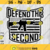 Defend the Second Amendment Logo Black and White svg png ai eps dxf DIGITAL files for Cricut CNC and other cut projects Design 110