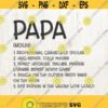 Definition of PaPa Vinyl Design Circut Cameo Cut File PaPa Decal PaPa shirt Fathers Day svg grandpa svg grandfather svg Design 171