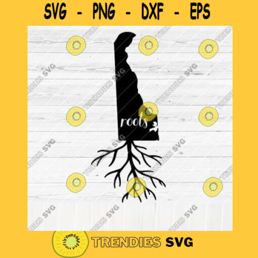 Delaware Roots SVG File Home Native Map Vector SVG Design for Cutting Machine Cut Files for Cricut Silhouette Png Pdf Eps Dxf SVG